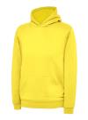 UC503 Children's Hooded Sweatshirt Yellow colour image